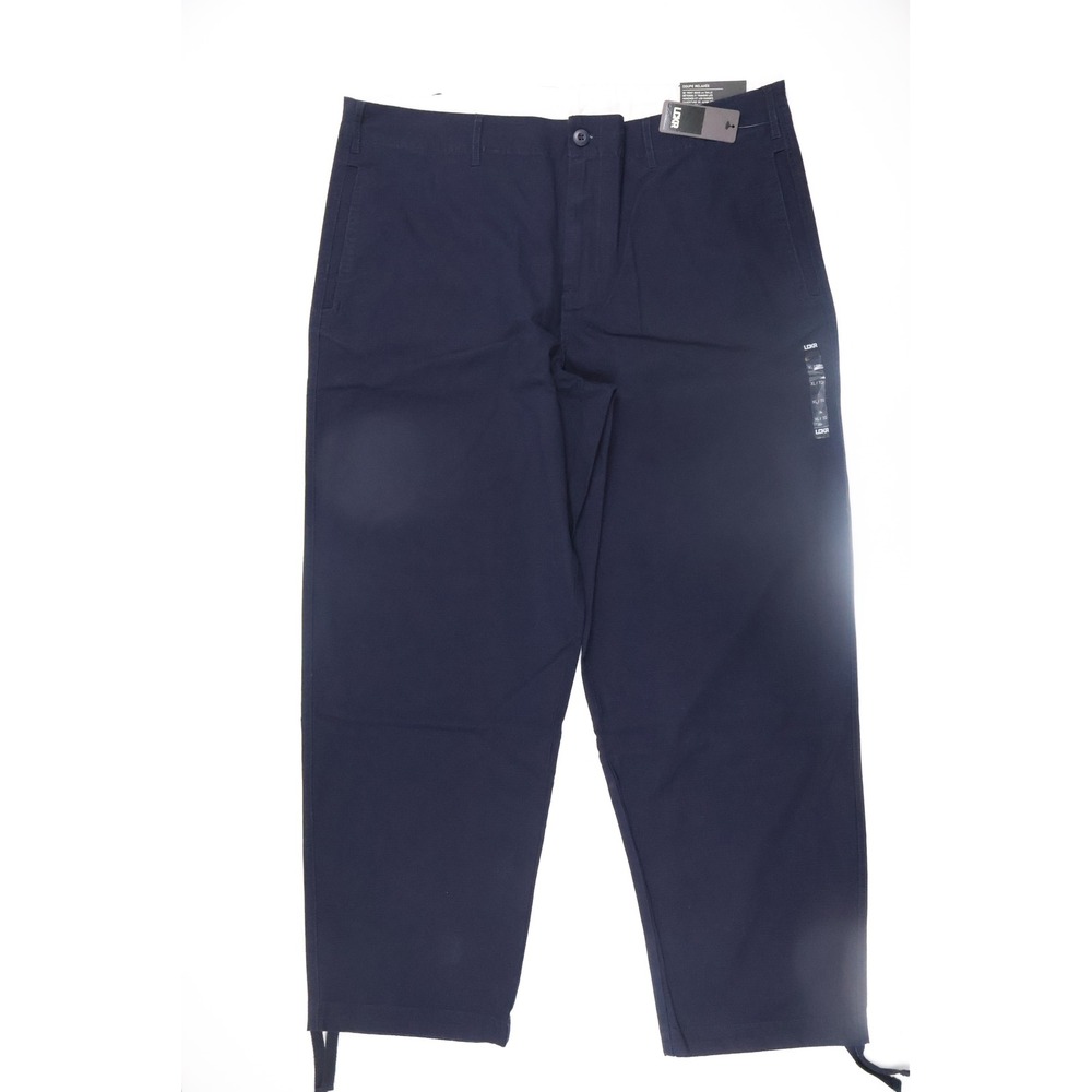 LCKR Pants Relaxed Fit Ripstop Navy Blue XL NWT